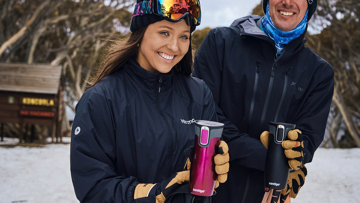 Contigo West Loop 2.0 - szczelny kubek termiczny o pojemności 470 ml - kolor: Monaco (niebieski)